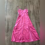 ASTR  Pink Satin Chemise Photo 4