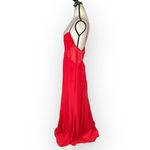 ASOS DESIGN Maxi Dress Women's 10 Ruched Bust Chiffon Paneled Corset A-Line NWT Photo 3