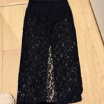 Reformation Black Lace Pencil Skirt Photo 1