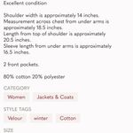 Jones New York  Signature Petite Sweater Black Velour Button Down Front Womens PM Photo 14