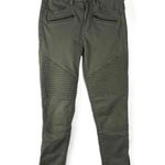 American Eagle Womens Olive Green Moto Zipper Cargo Gorpcore Pants US 2 Short Photo 1