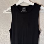 Naked Wardrobe  Black Body Con Sculpting Shaping Double Lined Maxi Dress Small Photo 2