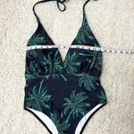 SheIn one piece leaf print swimsuit Photo 1
