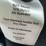 Talbots  ponte black tan color block 12 sheath dress rayon business modest office Photo 5