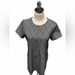 Spanx NEW Ponte Mini Dress Black Jacquard Quiet Luxury Capsule Women’s L Elegant Photo 3