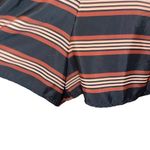 ASOS Women’s Long Sleeve Shorts Romper Size 6 Black Brown Peach Stripe Photo 2