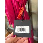 Mac Duggal Ieena  Charmeuse Halter Strap Soft Tie Waist Gown Magenta Womens Size Photo 9