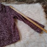Dress Barn  Size Medium M Purple Marbled Zipper Sweater Winter Warm Cozy Comfy Photo 7