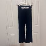 NFL Dallas Cowboys Crossover Flare Leggings Y2K Navy Small Photo 2