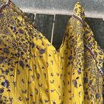 Tolani NWT Collection Dana Dress Gold Floral Size Medium Photo 7