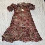 Raga  Size S Romantic Gold Tan Mini Dress Cocktail Wedding Resort Rocco New Photo 9
