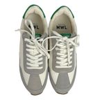Madewell  League White Gray Suede Leather Low Top Lace Up Sneakers Shoes Sz 8.5M Photo 1