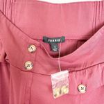 Torrid NWOT Midi Challis Button-Front Skirt 1 Photo 5