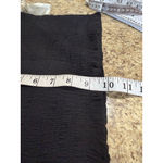 Women's KATIEJ NYC Black Smocked Crop Top with White Tie Straps, Size XL Photo 5