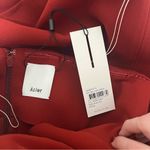 Acler. NEW NWT Whitnell Strapless Midi Dress In Burgundy Photo 11