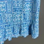 Stella Parker Women's Blue Patchwork Floral Sleeveless Top Photo 2