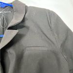 ZARA  LONGER STYLE BLAZER COAT WITH POCKETS WOMENS M BLACK NEW Photo 3