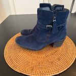 Earth Origins  Blue Suede Ankle Boots Photo 1
