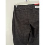 NWT Dalia Mid Rise Black Plaid Tummy Control Pull On Slim Dress Pants Sz Medium Photo 3