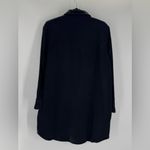 Outerknown Women’s Blanket Shirt Dress Organic Cotton Size Small NWT Black Photo 1