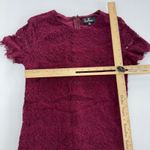 Lulus  Dress Womens X Small Red Purple Take Me to Brunch Lace Shift Mini‎ Photo 8