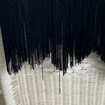 Unique Vintage Red Black Sequin Fringe Flapper Dress 1920s Gatsby Small Photo 7