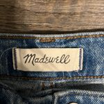 Madewell Classic Straight High Rise Distressed Jeans with Raw Hem Size 24 Photo 4