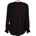 L'Agence L’Agence Ina‎ Sheer Black Blouse nwt Photo 3