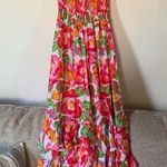 Anthropologie Abel the Label Strapless Maxi Dress Floral NWT Size XS Beach Photo 0