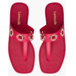 Larroudé Milan Slide Cushioned Sandal (Women), Scarlett Red, Size 8/9, NWT Red Photo 2