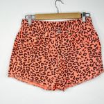 LF Carmar Titania Orange Black Leopard Print Denim Shorts Women's Size 27 NWT Photo 7