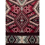 BCX Women's Junior's Skirt Size XS Extra Small Midi Colorful Burgundy Black Photo 3