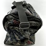 Vintage Jaguar Tapestry Floral Duffle Bag Crossbody Strap Zipper Classic Green Photo 3