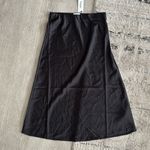 nwt // the drop satin a line skirt Black Size XS Photo 5
