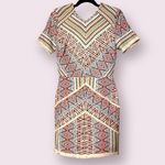 Adelyn Rae  Embroidered Dress Fringe Exposed Zipper Back Cut Outs Size S Photo 2