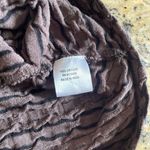 Long Sleeve Print Dress Round Neck Casual Brown‎ Black Brown Size XL Photo 3