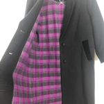 Liz Park Boutique Vintage Black Trench Coat Size Medium Photo 10