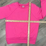 PINK - Victoria's Secret Pink by Victoria’s Secret Embroidered Inside Out Fleece Sweatshirt Pink XS Photo 12