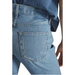 New AMO The Low Down Mid RiseDistressed Exhale Med Wash Straight Jeans 26 $299 Blue Photo 4