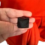 Alice & Trixie  Red Sleeveless Back Collar Pleated Dress Photo 6