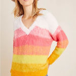 Anthropologie  Simone Striped Sweater‎ Sz XS Photo 0