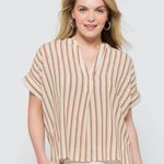 Madewell  Lakeline popover stripe shirt size M Photo 0