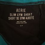 Aerie  fold down black yoga shorts Photo 2