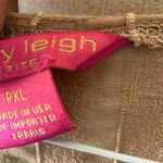 Sunny Leigh  Pink and Beige Blouse petite xl Photo 2