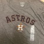 Womens Houston Astros short sleeve shirt Gray Photo 1