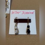 Betsey Johnson  Multicolor Spider Earrings 2 Pairs. Photo 1