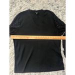 Talbots Lace Poet Sleeve Sweater Black Size XL Photo 8