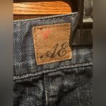 American Eagle Live Your Life High Rise Denim Skirt Size 4 Dark Wash Jean Photo 5