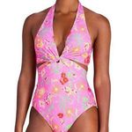 Kate Spade  Knot-Front Halter One-Piece Swimsuit Photo 0