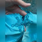 Vintage Gay Boyer New York zig zag stitch trimmed tunic jacket top, size 6 Photo 7